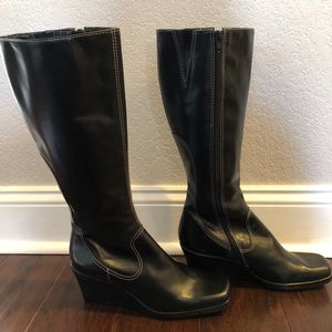 Gianni Bini Leather Boots Farout 201